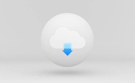 cloud, download icon