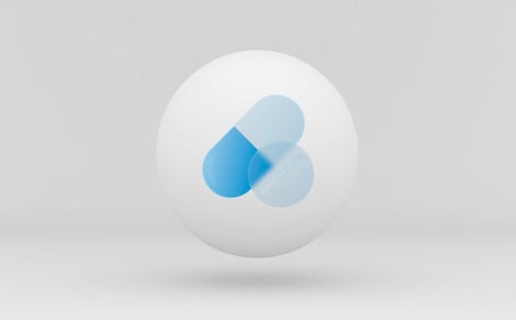 Prescription medicine pills icon representing healthcare services, pharmaceutical solutions, patient treatment, and medical compliance support.
