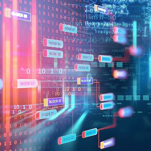 technical data flow illustration